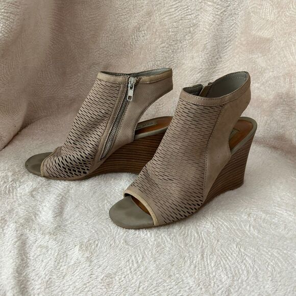 Steve Madden Women's Winny Wedge Sandal, Grey Nubuck, 8.5 M US - Picture 5 of 12